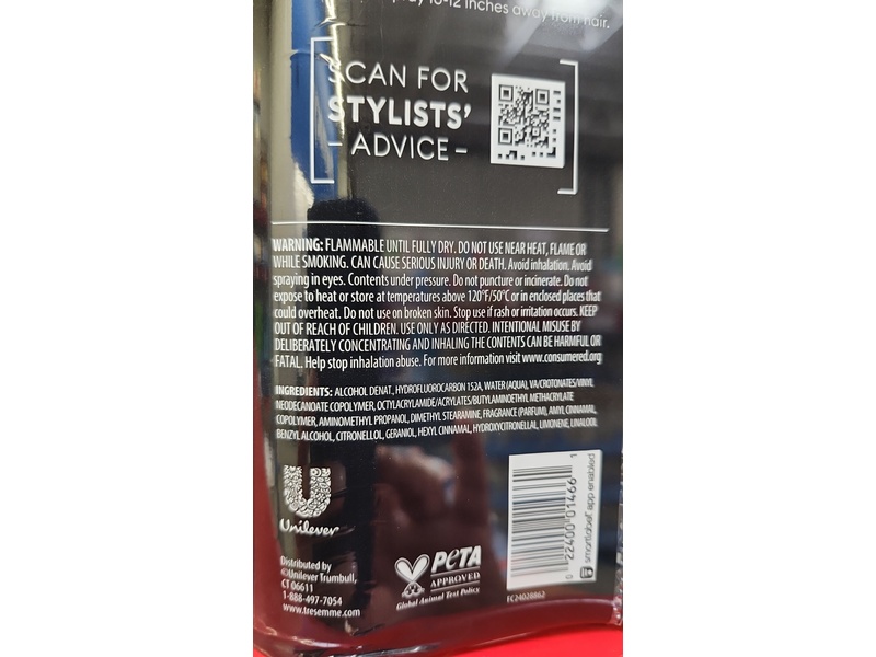 Tresemme Extra Hold Moisture Lock Hair Spray, 29.2 oz/826 g