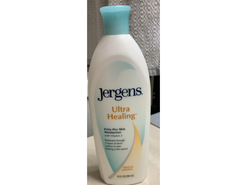 Jergens Ultra Healing Extra Dry Skin Moisturizer, Vitamin 3, 10 fl oz/295 mL