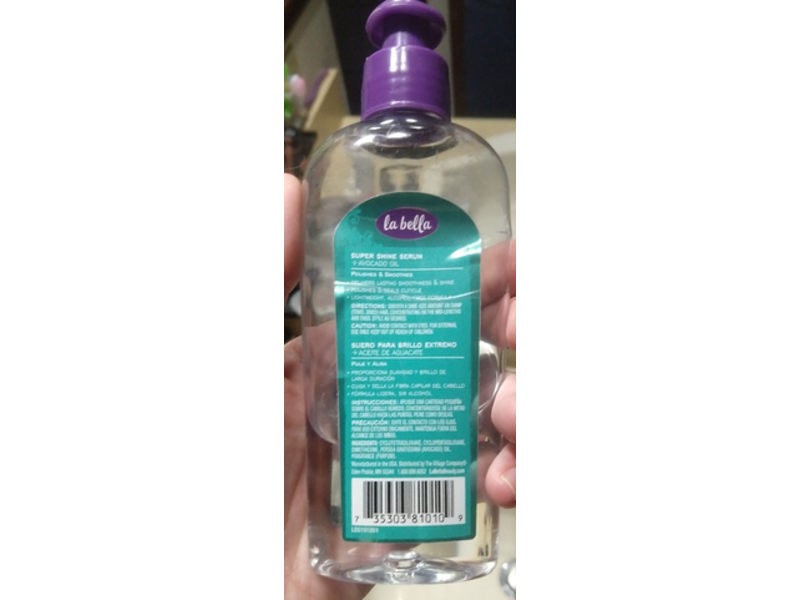 La Bella, Super Shine Polishing Serum with Avocado Oil, 6 oz