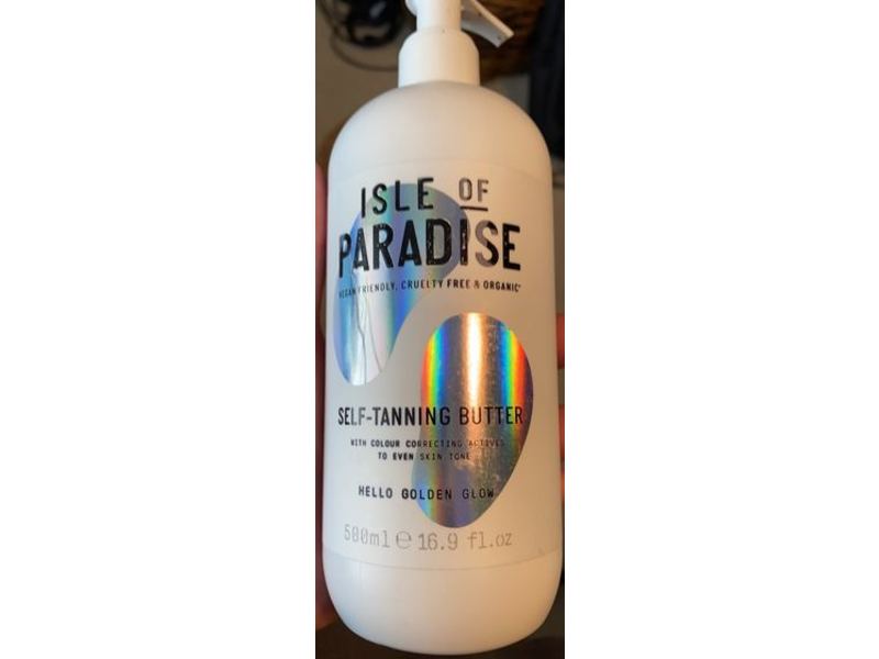 Isle Of Paradise Self-Tanning Butter, Hello Golden Glow, 16.9 fl oz/500 mL