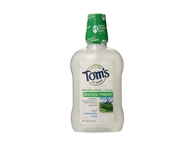 Tom's Of Maine Wicked Fresh! long Lasting Mouthwash, Cool Mountain Mint