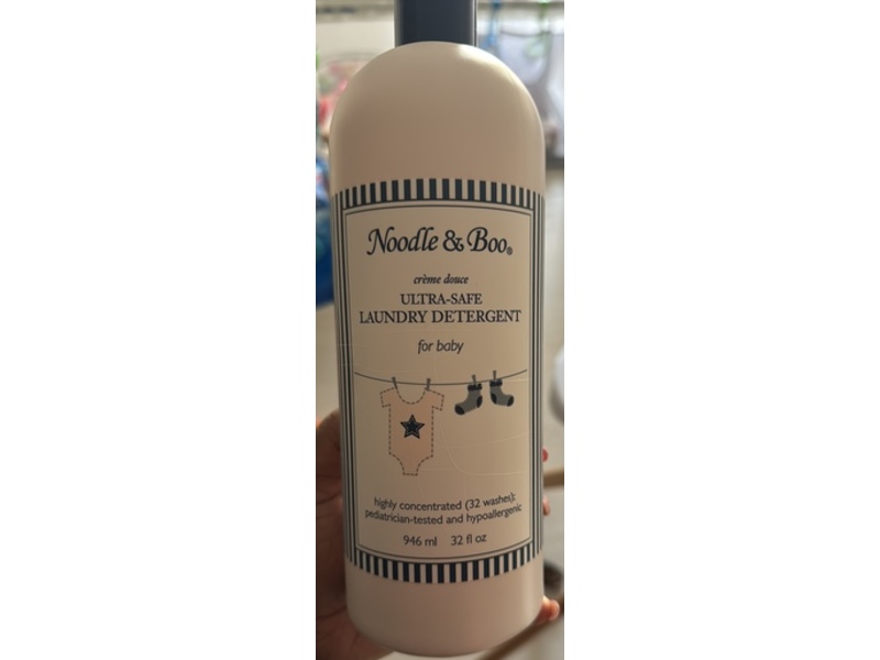 Noodle & Boo Ultra Safe Baby Laundry Detergent, Creme Douce, 32 Loads, 32 fl oz/946 mL