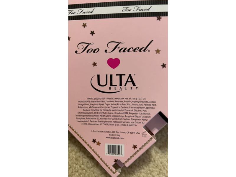 Too Faced Better Than Sex Mascara, 0.17 oz/4.8 g