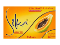 Silka Whitening Herbal Soap, Papaya, 135 g - Image 2