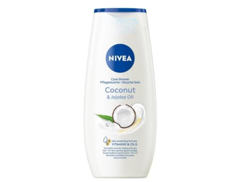 Nivea Moisturizing Shower Gel, Coconut & Jojoba Oil, 25.3 fl oz/750 mL