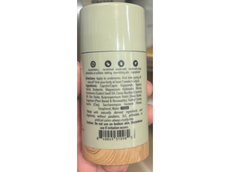 Pacha Soap Co Deodorant, Vanilla & Sage, 2.6 oz/74 g