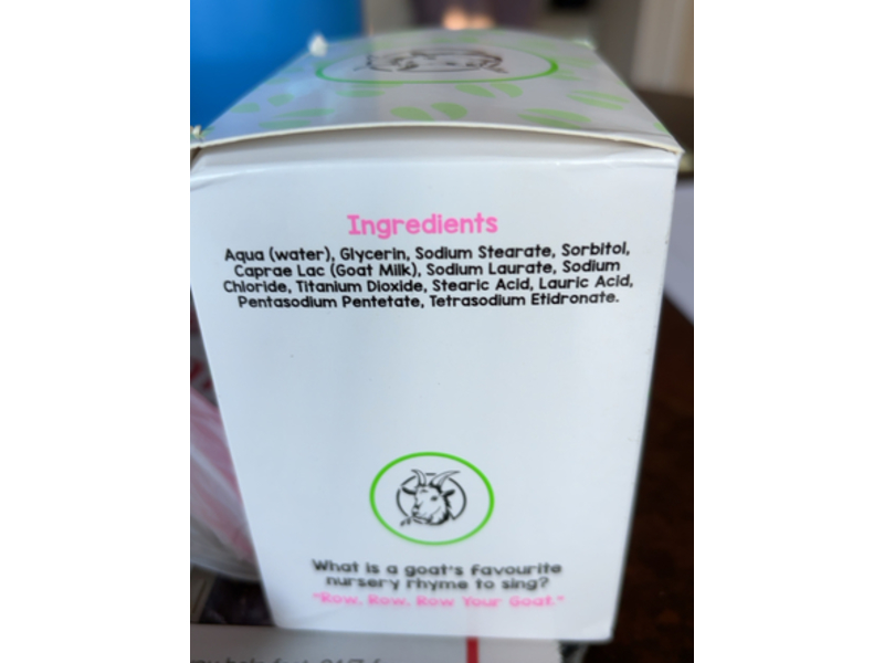 Capure Goat Milk Soap, Unscented, 3 oz/85 g, 5 Count