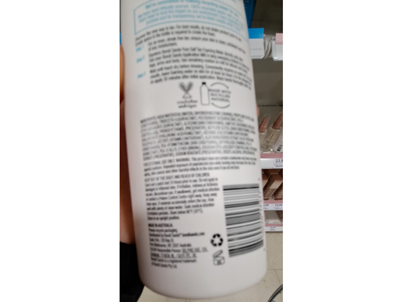 Bondi Sands Pure Self Tan Foaming Water, Dark, 6.67 fl oz/200 mL