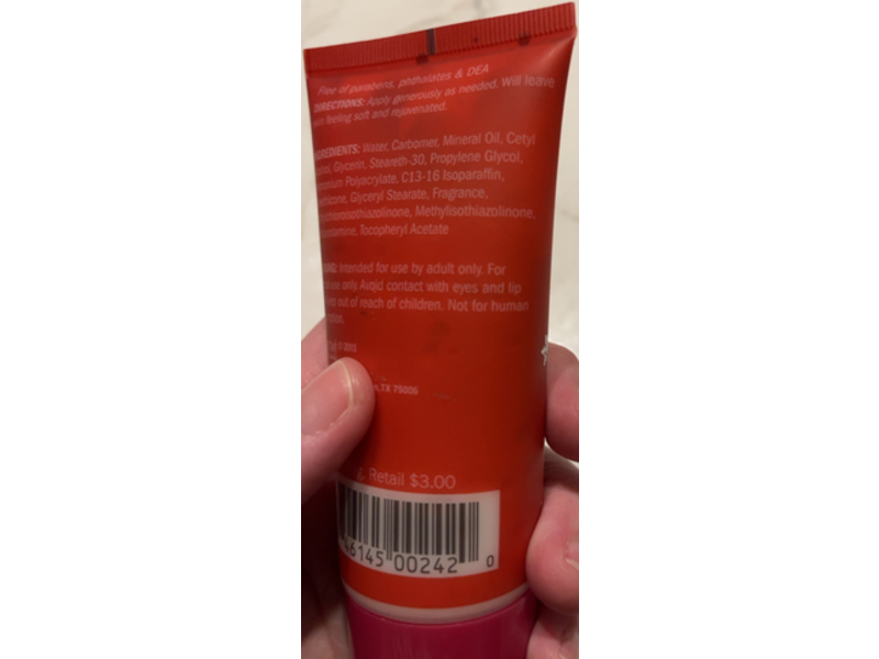 Groovi Beauty Hand Cream, Pleasant Plum, 3 fl oz/88.72 mL