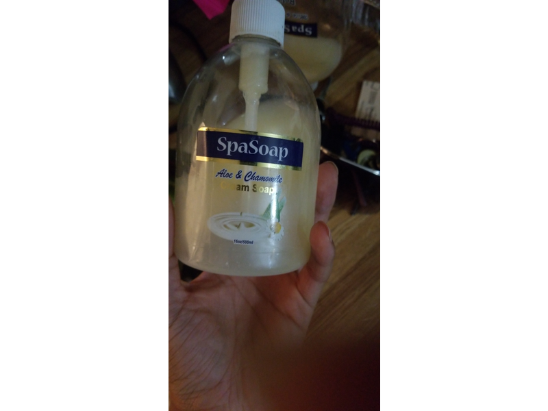 spa soap aloe and chamomile cream soap