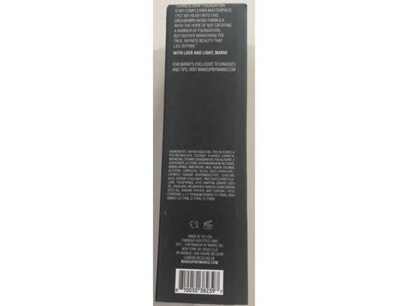 Makeup By Mario Liquid Face Foundation, 8N Light Medium, 1 fl oz/30 mL