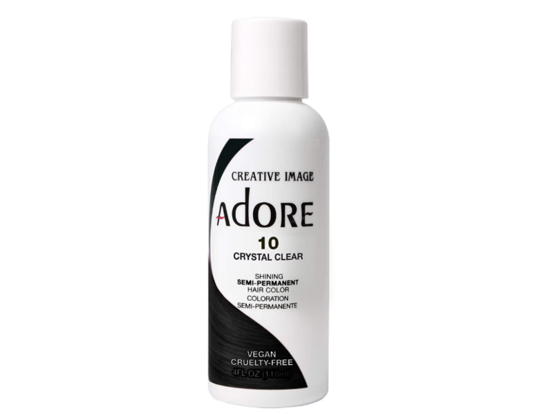 Adore Semi-Permanent Hair Color, 10 Crystal Clear, 4 fl oz/118 mL