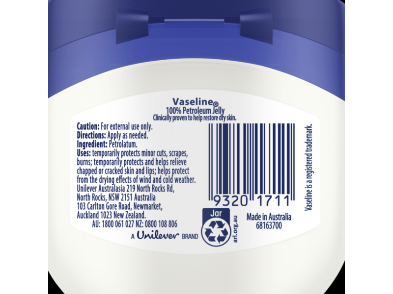 Vaseline Petroleum Jelly, 100 g