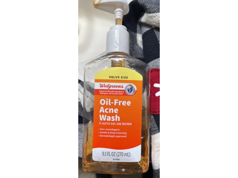 Walgreens Acne Wash, 2% Salicylic Acid, 9.1 fl oz/270 mL