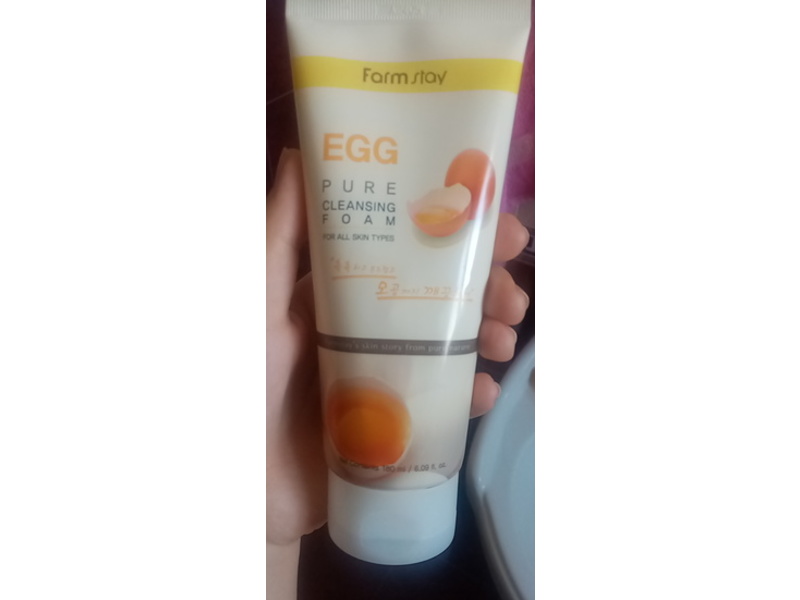 Farm Stay Pure Cleansing Foam, 6.09 fl oz/180 mL