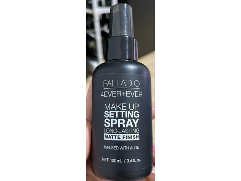 Palladio 4Ever + Ever Make Up Setting Spray, Matte Finish, 3.4 fl oz/100 mL