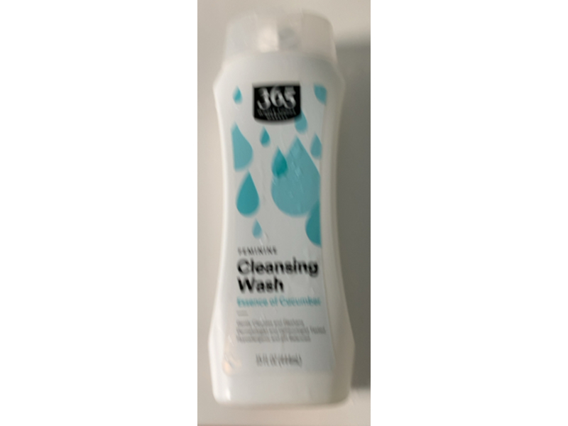 365 By Whole Foods Market Feminine Cleansing Wash, Essence Of Cucumber, 15 fl oz/444 mL