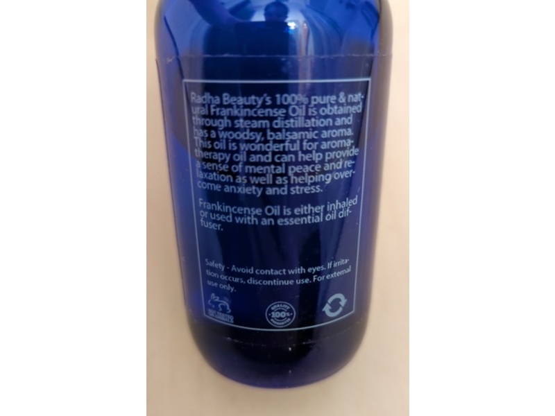 Radha Frankincense Oil, 4 fl oz/120 mL