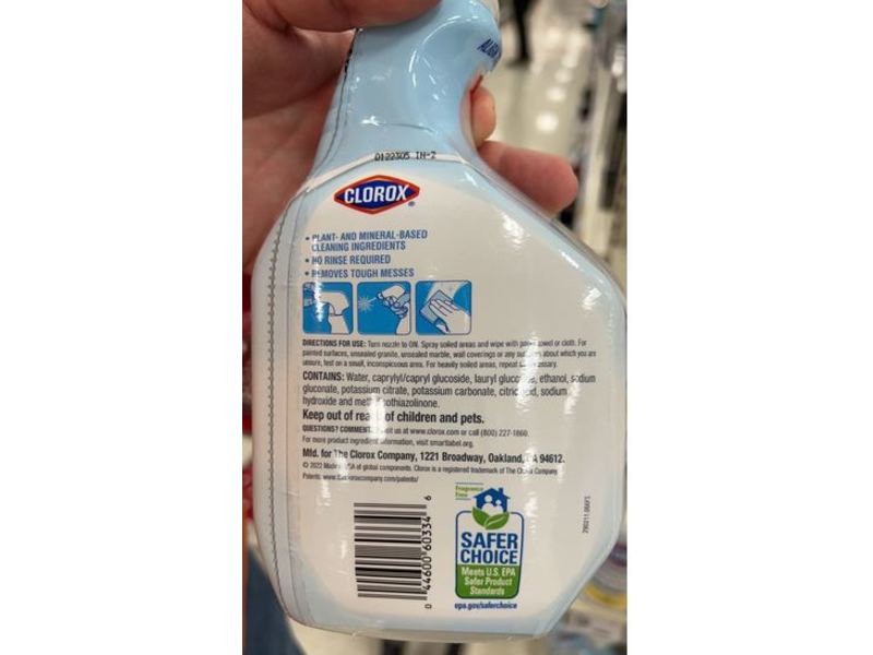 Clorox Multi-Surface Cleaner, Free & Clear, 32 fl oz/946 mL