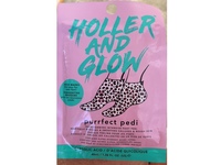 Holler & Glow Purrfect Pedi Foot Mask, Glycolic Acid, 1.35 fl oz/40 mL, Pack Of 6 - Image 3