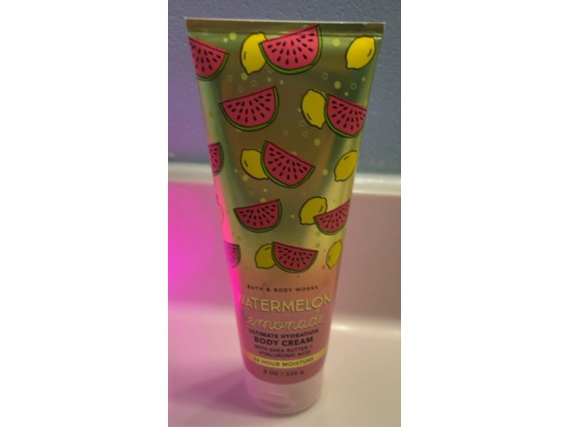Bath & Body Works Ultimate Hydration Body Cream, Watermelon Lemonade, 8 oz/226 g