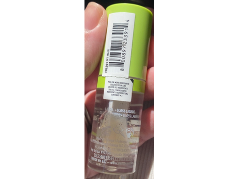 NYX Professional Makeup Fat Oil Lip Drip Lip Gloss, My Main, 0.16 fl oz/4.8 mL