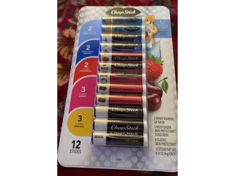 ChapStick Honey Variety Pack, 12 Count