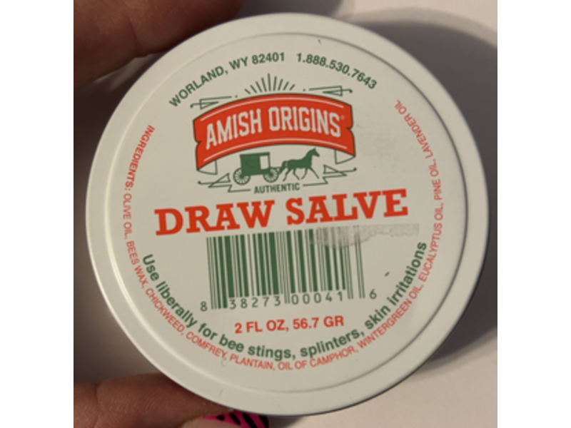 Amish Origins Authentic Draw Salve, 2 fl oz/56.7 g