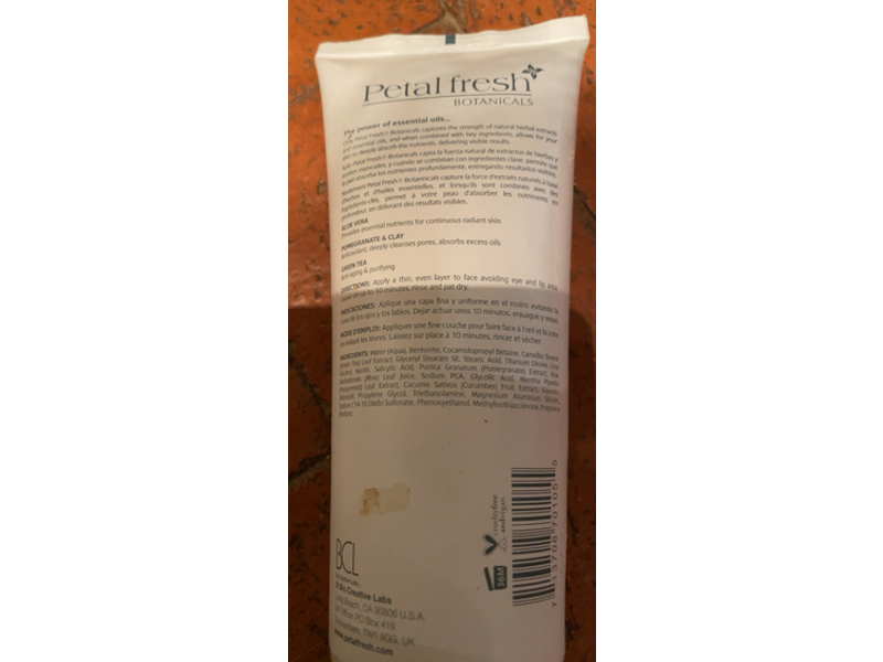 Petal Fresh Purifying Facial Clay Masque, Aloe & Pomegranate, 7 fl oz/200 mL