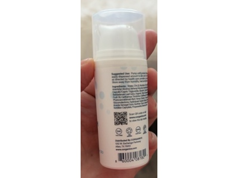Corganics Clinical CBD Cream, 250 mg, 1 fl oz/30 mL