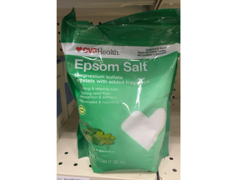 CVS Health Epsom Salt, Eucalyptus & Spearmint, 48 oz/1.36 kg