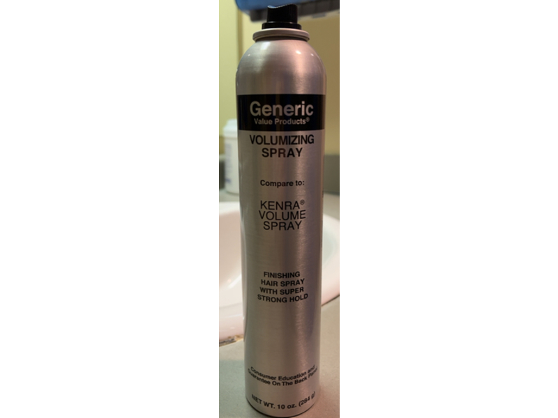 Generic Value Products Volumizing Finishing Hair Spray, Super Strong Hold, 10 oz/284 g