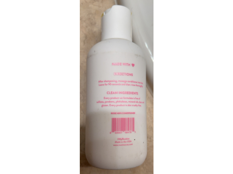 Routine Wellness Conditioner, Rose Hips, 3 oz/89 mL