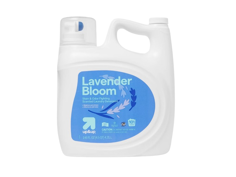Up&up Stain & Odor Fighting Laundry Detergent, Lavender Bloom, 101 Loads, 146 fl oz/4.31 L