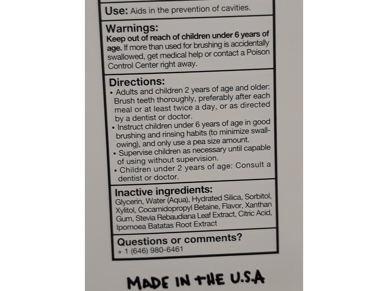 Made by Dentists Kids' Shark Fluoride Anticavity Toothpaste, Watermelon, 4.2 oz