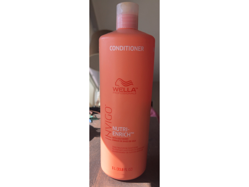 Wella Professionals Invigo Nutri-Enrich Conditioner, Goji Berry, 33.8 fl oz/1 L
