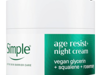 Simple Age Resist + Night Cream, Vegan Glycerin + Squalane + Rosemary, 50 mL - thumbnail 1