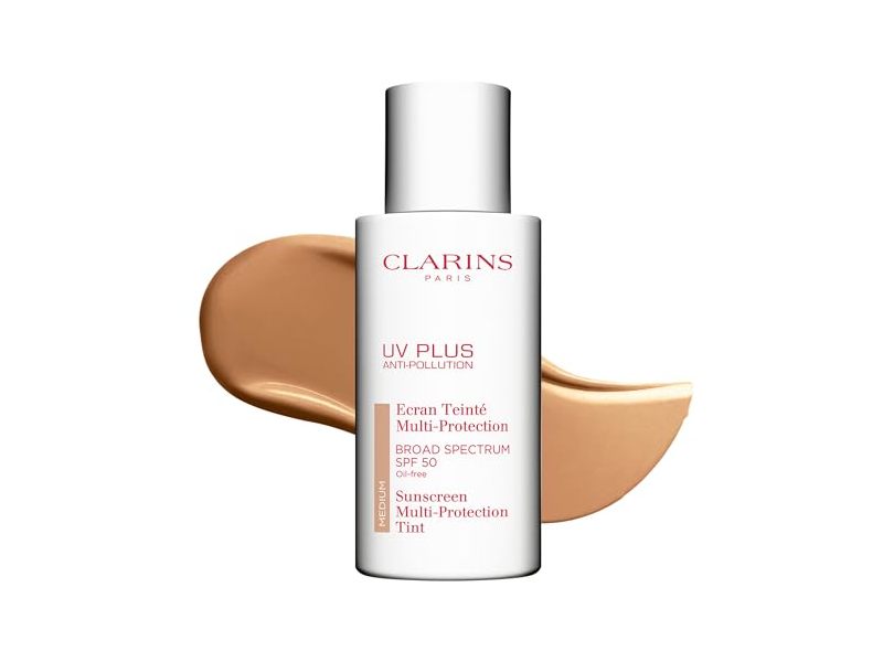 Clarins UV Plus Anti-Pollution Sunscreen Multi-Protection Tint, Medium, 1.7 fl oz/50 mL