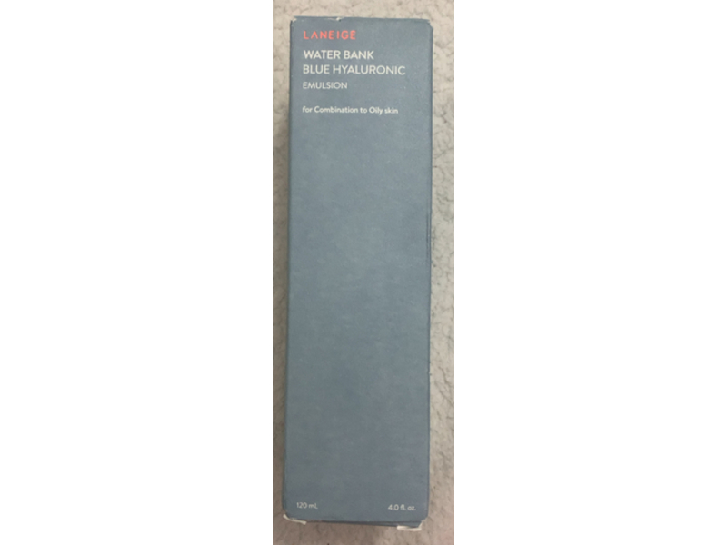 Laneige Water Bank Blue Hyaluronic Emulsion, 4 fl oz/120 mL