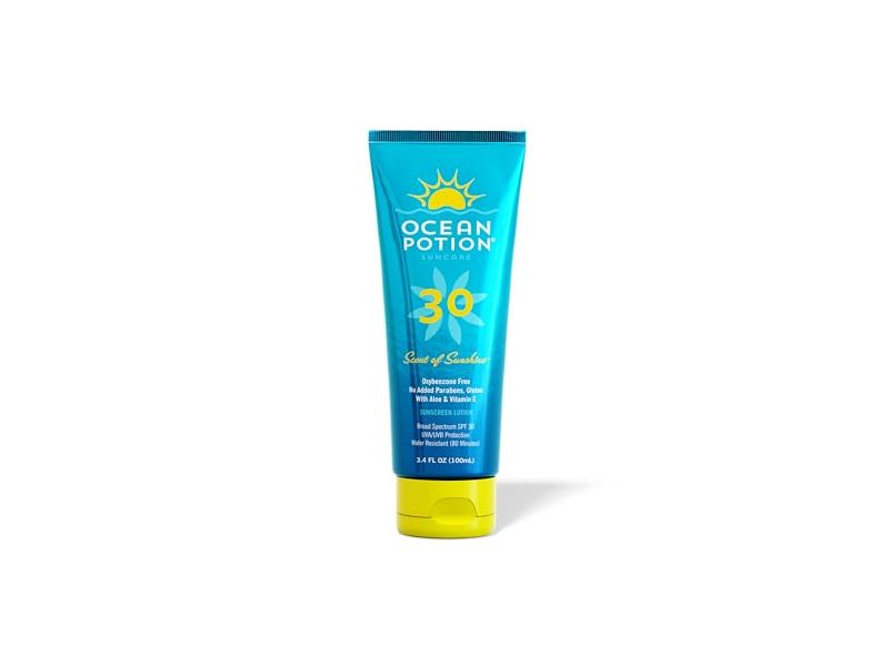 Ocean Potion Sunscreen Lotion, SPF 30, Scent Of Sunshine, 3.4 fl oz/100 mL