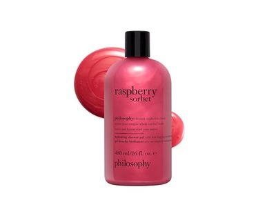 Philosophy Hydrating Shower Gel, Raspberry Sorbet, 16 fl oz/480 mL