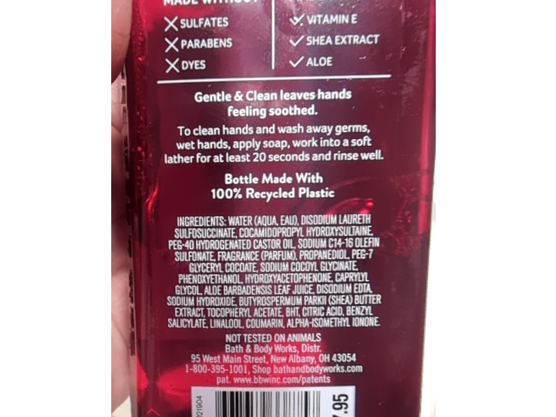 Bath & Body Works Gentle & Clean Foaming Hand Soap, Japanese Cherry Blossom, 8.75 fl oz/ 259 mL