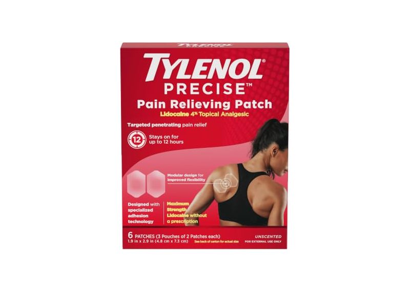 Tylenol Precise Pain Relieving Patch, 6 Count