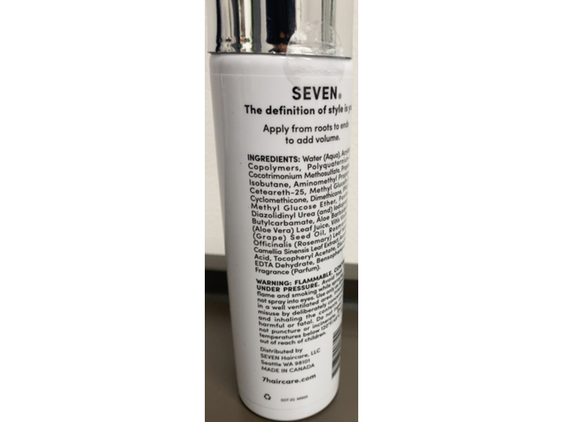 Seven Cubica Mousse Foam, 5.7 oz/162 g