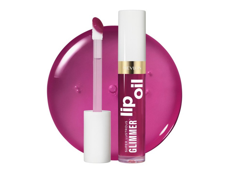 Revlon Super Lustrous Glimmer Lip Oil, 006 Plum Pop, 0.13 fl oz