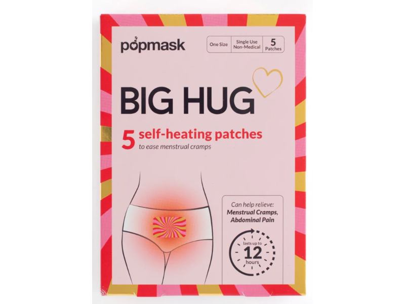 Popmask Big Hug Self-Heating Patches, 5 Count