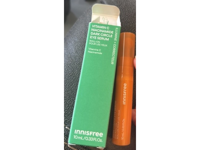 Innisfree Dark Circle Eye Serum, Vitamin C & Niacinamide, 0.33 fl oz/10 mL