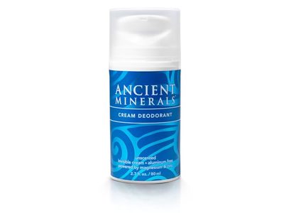 Ancient Minerals Cream Deodorant, Unscented, 2.7 fl oz/80 mL