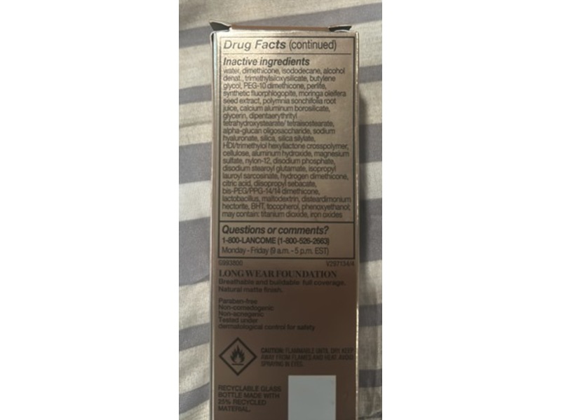 Lancome Teint Idole Ultra Wear Foundation, 510N, SPF 25, 1 fl oz/30 mL