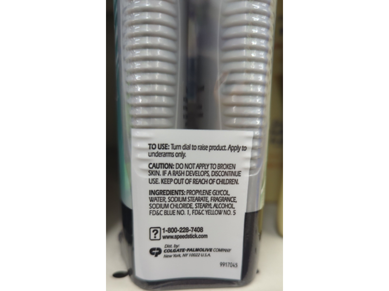 Speed Stick Men's Deodorant, Regular, 3 oz/85 g, Pack Of 2